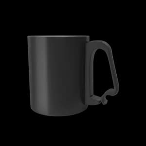The Black Aluminium Cup is a stylish and durable cup suitable for both hot and cold beverages. Its sleek black design adds a modern touch to your drinkware collection.